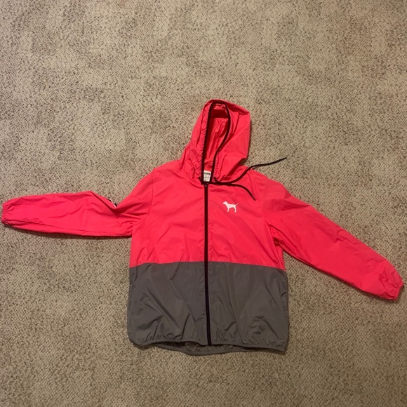 VS PINK RAIN/FALL JACKET WORN ONCE - Picture 3 of 5